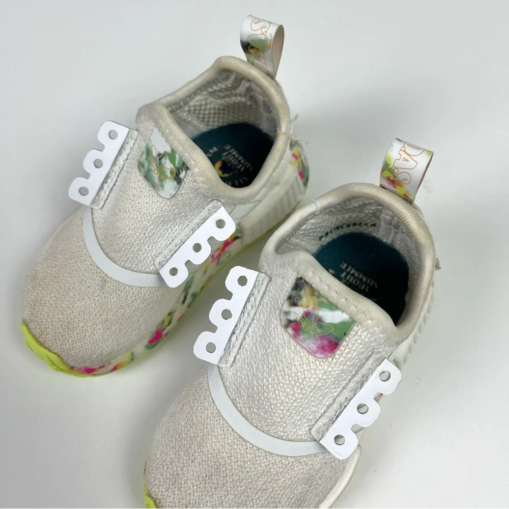 Adidas NMD R1 White Summer Toddler Sneakers